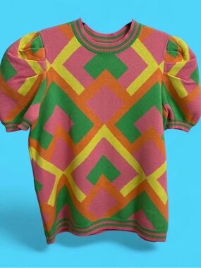 Emily McCarthy Geo Cali Knit Sweater